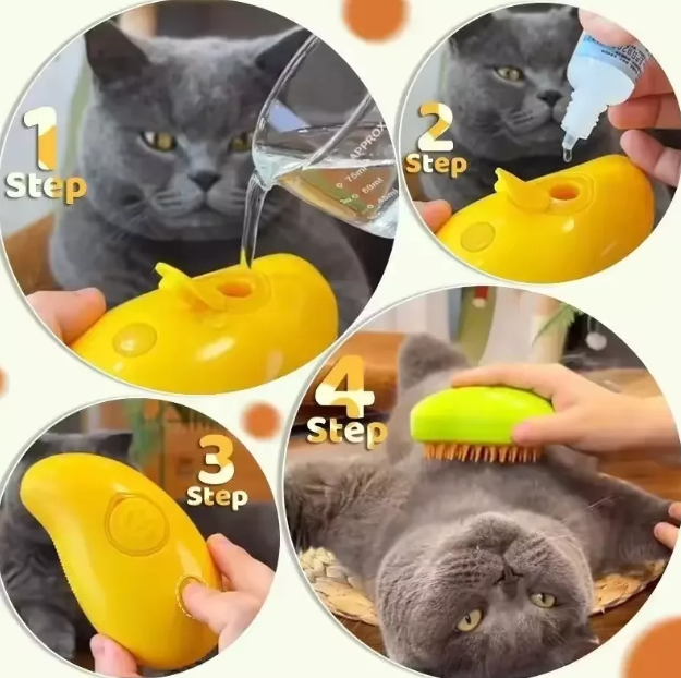 Miniatura 10 de Cepillo Pelo Mascotas Recargable Vapor